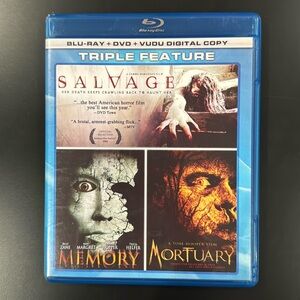 Triple Feature: Mortuary / Salvage / Memory - Blu-ray & DVD Combo Set